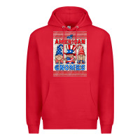 Red all american gnomes air freshener Premium Hoodie - HRA Design Shop
