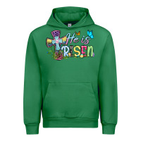 Emerald Easter Day He is risen Urban Hoodie - OliviaCreatesArt