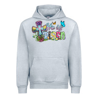 Heather Grey Easter Day He is risen Urban Hoodie - OliviaCreatesArt