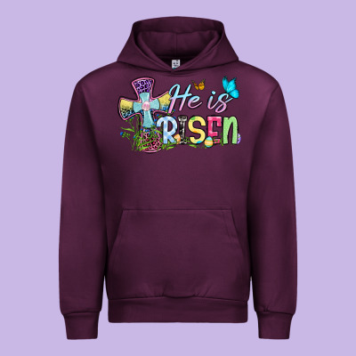 Easter Day He Is Risen Urban Hoodie Designed By Oliviacreatesart