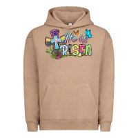 Pigment Burro Easter Day He is risen Urban Hoodie - OliviaCreatesArt