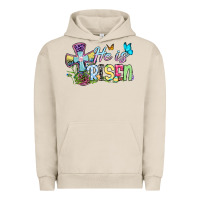 Pigment French Oak Easter Day He is risen Urban Hoodie - OliviaCreatesArt
