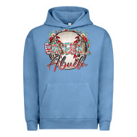 Pigment Pebble Blue baseball abuela Urban Hoodie - RacoonDesign