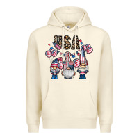Sandshell usa america gnome Premium Hoodie - CowhideDigitalArt