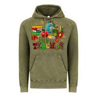 Vintage Olive christmas jolly teachers Vintage Hoodie - AdoDesignShop