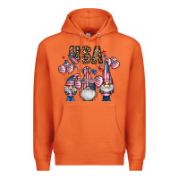 Carrot usa america gnome Premium Hoodie - CowhideDigitalArt