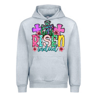 Heather Grey Easter Day He is risen indeed Urban Hoodie - OliviaCreatesArt