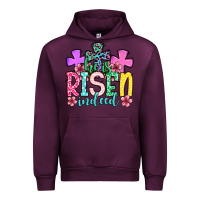 Mauve Wine Easter Day He is risen indeed Urban Hoodie - OliviaCreatesArt