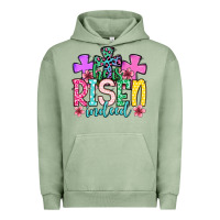 Pigment Oil Green Easter Day He is risen indeed Urban Hoodie - OliviaCreatesArt