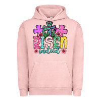 Pigment Salmon Easter Day He is risen indeed Urban Hoodie - OliviaCreatesArt