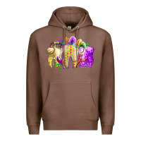 Chestnut mardi gras tooth Premium Hoodie - RacoonDesign