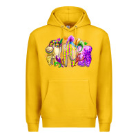 Lemon mardi gras tooth Premium Hoodie - RacoonDesign