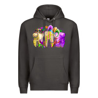 Smoke mardi gras tooth Premium Hoodie - RacoonDesign