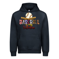 Navy baseball is my valentine Urban Hoodie - RacoonDesign