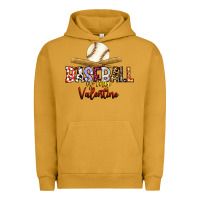 Pigment Peanut Butter baseball is my valentine Urban Hoodie - RacoonDesign