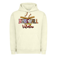 Pigment Pistachio baseball is my valentine Urban Hoodie - RacoonDesign