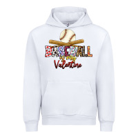 White baseball is my valentine Urban Hoodie - RacoonDesign