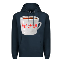 Navy teachers mug  fa element Premium Hoodie - FaDigitalArtStudio