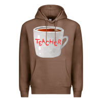 Chestnut teachers mug  fa element Premium Hoodie - FaDigitalArtStudio