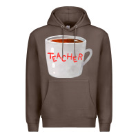 Coffee teachers mug  fa element Premium Hoodie - FaDigitalArtStudio