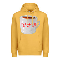 Mustard teachers mug  fa element Premium Hoodie - FaDigitalArtStudio