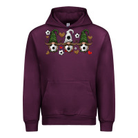 Mauve Wine soccer gnome Urban Hoodie - HRA Design Shop