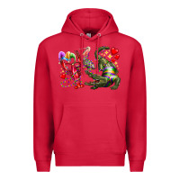 Cardinal mardi gras Premium Hoodie - RacoonDesign