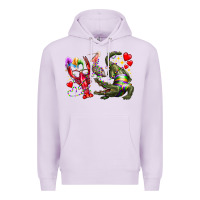 Lilac mardi gras Premium Hoodie - RacoonDesign