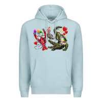 Blue Mist mardi gras Premium Hoodie - RacoonDesign