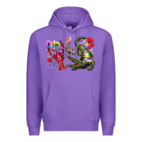 Purple mardi gras Premium Hoodie - RacoonDesign