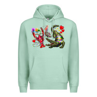 Seafoam mardi gras Premium Hoodie - RacoonDesign