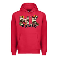 Cardinal mexico state cowhide serape cactus Premium Hoodie - RanaPortraitStore