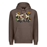 Coffee mexico state cowhide serape cactus Premium Hoodie - RanaPortraitStore