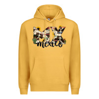 Mustard mexico state cowhide serape cactus Premium Hoodie - RanaPortraitStore