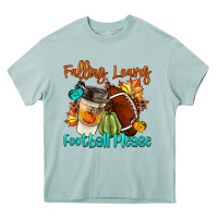 Arona Falling Leaves Football Please Heavy Core Tee - LillyAllenDesigns