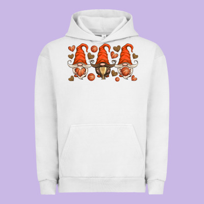 Basketball Gnome Urban Hoodie Designed By Hra Design Shop