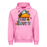 Fuchsia Pink taco bout it Urban Hoodie - CowhideDigitalArt