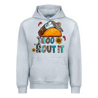 Heather Grey taco bout it Urban Hoodie - CowhideDigitalArt