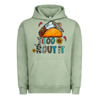 Pigment Oil Green taco bout it Urban Hoodie - CowhideDigitalArt