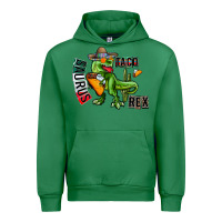 Emerald taco saurus rex Urban Hoodie - CowhideDigitalArt