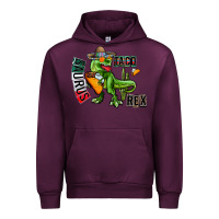 Mauve Wine taco saurus rex Urban Hoodie - CowhideDigitalArt