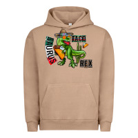 Pigment Burro taco saurus rex Urban Hoodie - CowhideDigitalArt