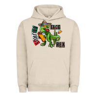 Pigment French Oak taco saurus rex Urban Hoodie - CowhideDigitalArt