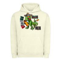 Pigment Pistachio taco saurus rex Urban Hoodie - CowhideDigitalArt