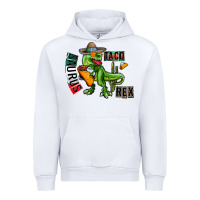 White taco saurus rex Urban Hoodie - CowhideDigitalArt
