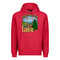 Cardinal what happens at the lake stays at the lake Premium Hoodie - HRA Design Shop