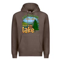 Coffee what happens at the lake stays at the lake Premium Hoodie - HRA Design Shop
