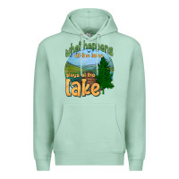 Seafoam what happens at the lake stays at the lake Premium Hoodie - HRA Design Shop
