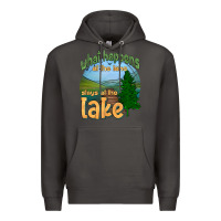 Smoke what happens at the lake stays at the lake Premium Hoodie - HRA Design Shop