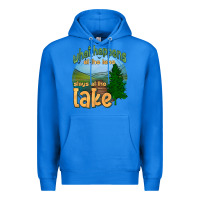 True Royal what happens at the lake stays at the lake Premium Hoodie - HRA Design Shop